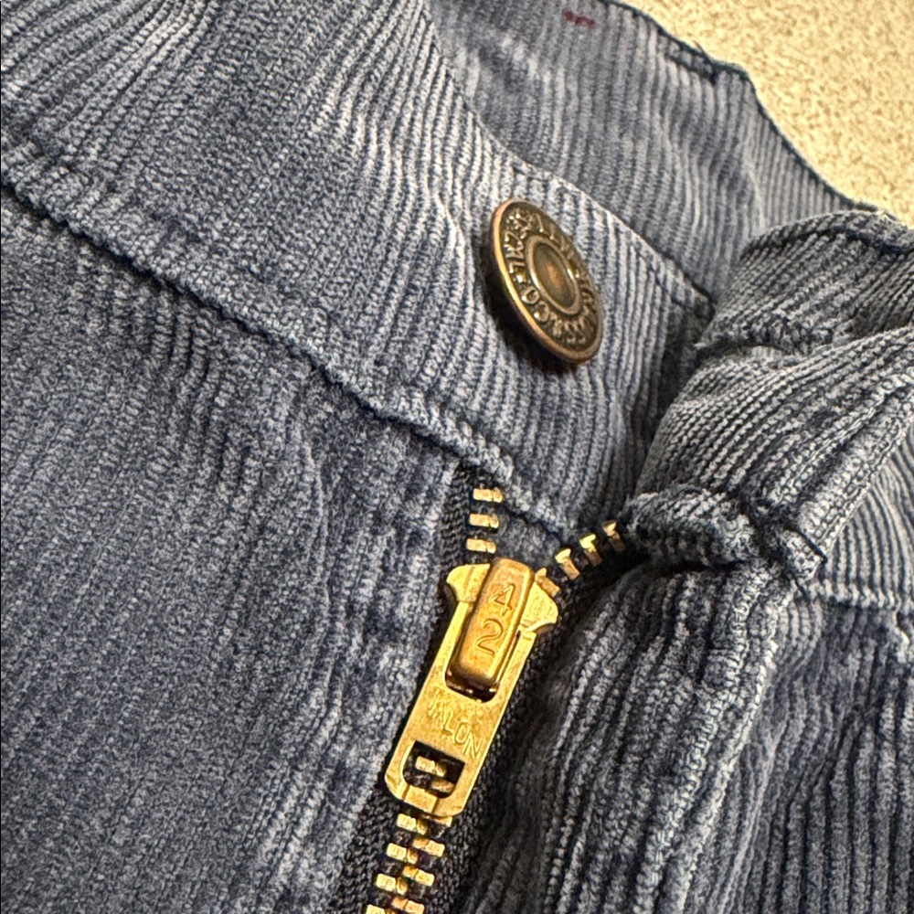 Vintage 1970s Levi’s Corduroy Pants Talon Zip, Unisex - Picture 3 of 11